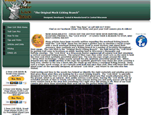 Tablet Screenshot of deerlickstick.com